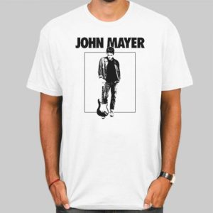 Playing Guitar Music John Mayer Shirt Cheap 4