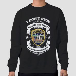 Policia De Puerto Stop Rico Shirt Cheap