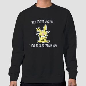 Politics Was Fun Happy Bunny Shirt Cheap