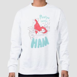 Ponyo Loves Ham Ponyo Merch Shirt Cheap