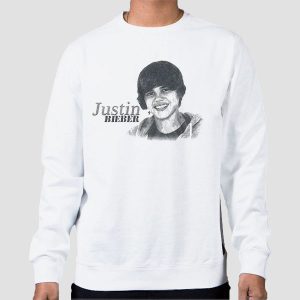 Portrait Old Vintage Justin Bieber Shirts Cheap