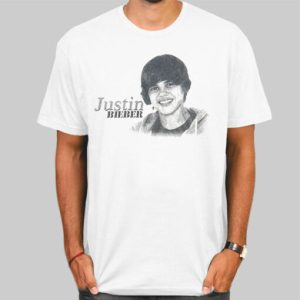 Portrait Old Vintage Justin Bieber Shirts Cheap 4