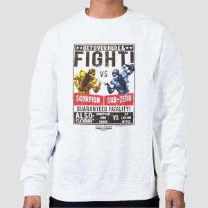 Poster Fight Sub Zero vs Scorpion T Shirt Cheap