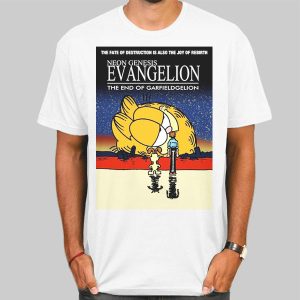 Poster Neon Genesis Evangelion Garfield Shirt Cheap