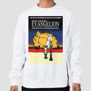 Poster Neon Genesis Evangelion Garfield Shirt Cheap