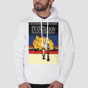 Poster Neon Genesis Evangelion Garfield Shirt Cheap 3