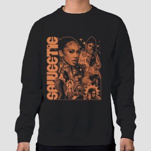 Potrait Saweetie Rap Vintage T Shirts Cheap