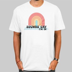 Pride Merch Sounds Gay Im in Shirt Cheap