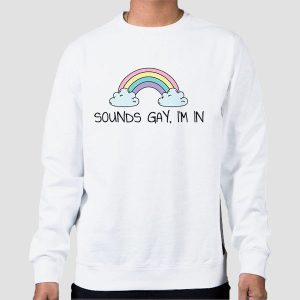 Pride Rainbow Sounds Gay Im in Shirt Cheap