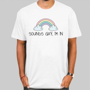 Pride Rainbow Sounds Gay Im in Shirt Cheap 4