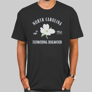 Printed Flowering Dogwood North Carolina Shirts Cheap