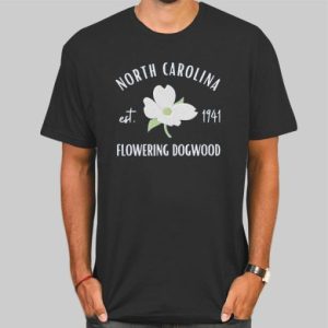 Printed Flowering Dogwood North Carolina Shirts Cheap 4