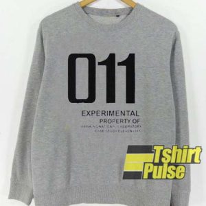 Property of Hawkins National Labbratory sweatshirt