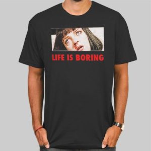 Pulp Fiction Mia Wallace Quotes Shirt Cheap 4