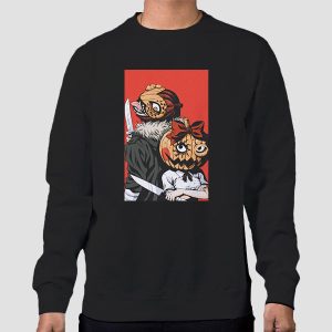 Pumpkin Night Anime Horror Shirt Cheap