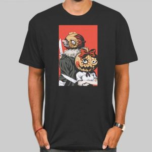 Pumpkin Night Anime Horror Shirt Cheap 4