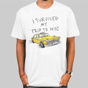 Quotes I Survived My Trip to Nyc Tom Holland Shirt Cheap