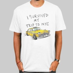 Quotes I Survived My Trip to Nyc Tom Holland Shirt Cheap 4