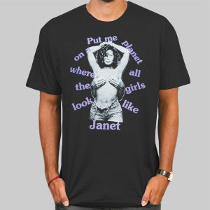 Quotes Janet Jackson Graphic Tee Shirt Cheap