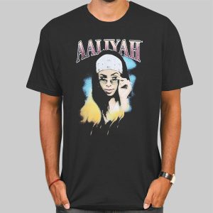 Rare Aaliyah Brushes Bootleg Shirt Cheap