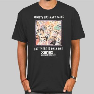 Rare Anxiety Has Many Faces Shirt Cheap