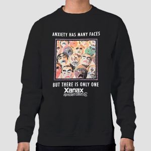 Rare Anxiety Has Many Faces Shirt Cheap