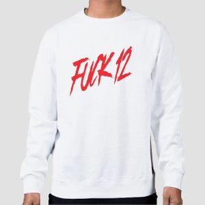 Red Logo Writing fuck12 Shirt Cheap