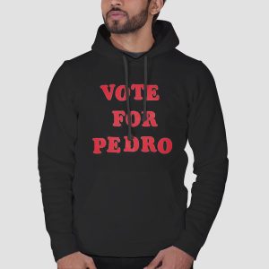 Red Writing Vote for Pedro Shirt Cheap 3