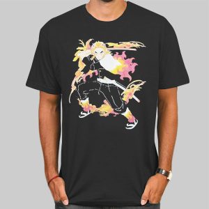 Rengoku Flame Art Demon Slayer Shirt Cheap