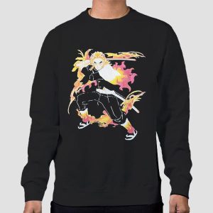 Rengoku Flame Art Demon Slayer Shirt Cheap