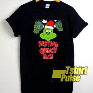 Resting Grinch Face Christmas shirt