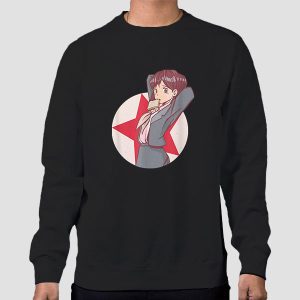 Retro Girl Socialist Communist Anime Shirt Cheap