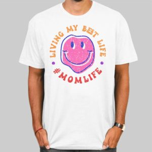 Retro Momlife Living My Best Life Shirt Cheap 4