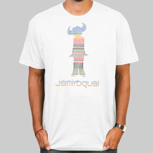 Retro Vintage Insonnia Projects X Jamiroquai Rainbow T Shirt Cheap