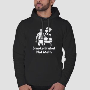 Retro Vintage Smoke Brisket Not Meth Shirt Cheap 3