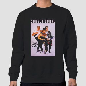 Retro Vintage Sunset Curve Shirt Cheap