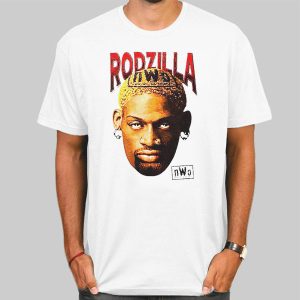 Retro Wrestling Dennis Rodman Nwo Rodzilla T Shirt Cheap