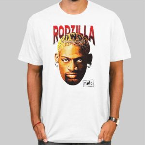 Retro Wrestling Dennis Rodman Nwo Rodzilla T Shirt Cheap 4