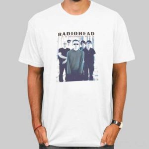 Rock Band Radiohead T Shirt Vintage Cheap