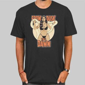 Salma Hayek Snake From Dusk T Shirt Cheap