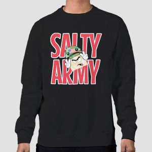 Salty Cracker Merch Big Salty Army Shirt Cheap