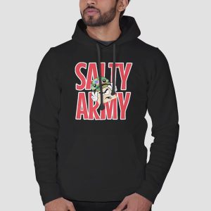 Salty Cracker Merch Big Salty Army Shirt Cheap 3