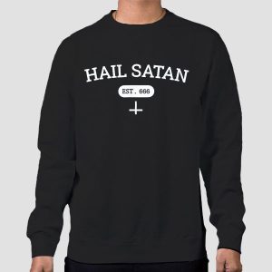 Satanic Est 666 Hail Satan Shirt Cheap