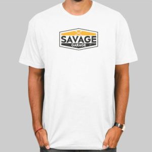 Savage Garage Classic Logo Shirt Cheap 4