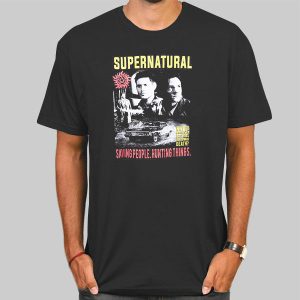 Saving People Hunting Things Supernatural End of the Road Shirt Cheap