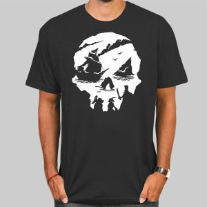 Sea of Thieves Merch Skull T Shirt Cheap