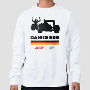 Sebastian Vettel Signature Danke Seb Shirt Cheap