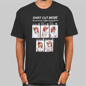 Shirt Cut Meme Irl Boobs Anime Manga Merch Cheap 4