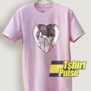 Shy Girl Anime t-shirt for men and women tshirt