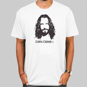 Silhouette Chris Cornell T Shirt Cheap